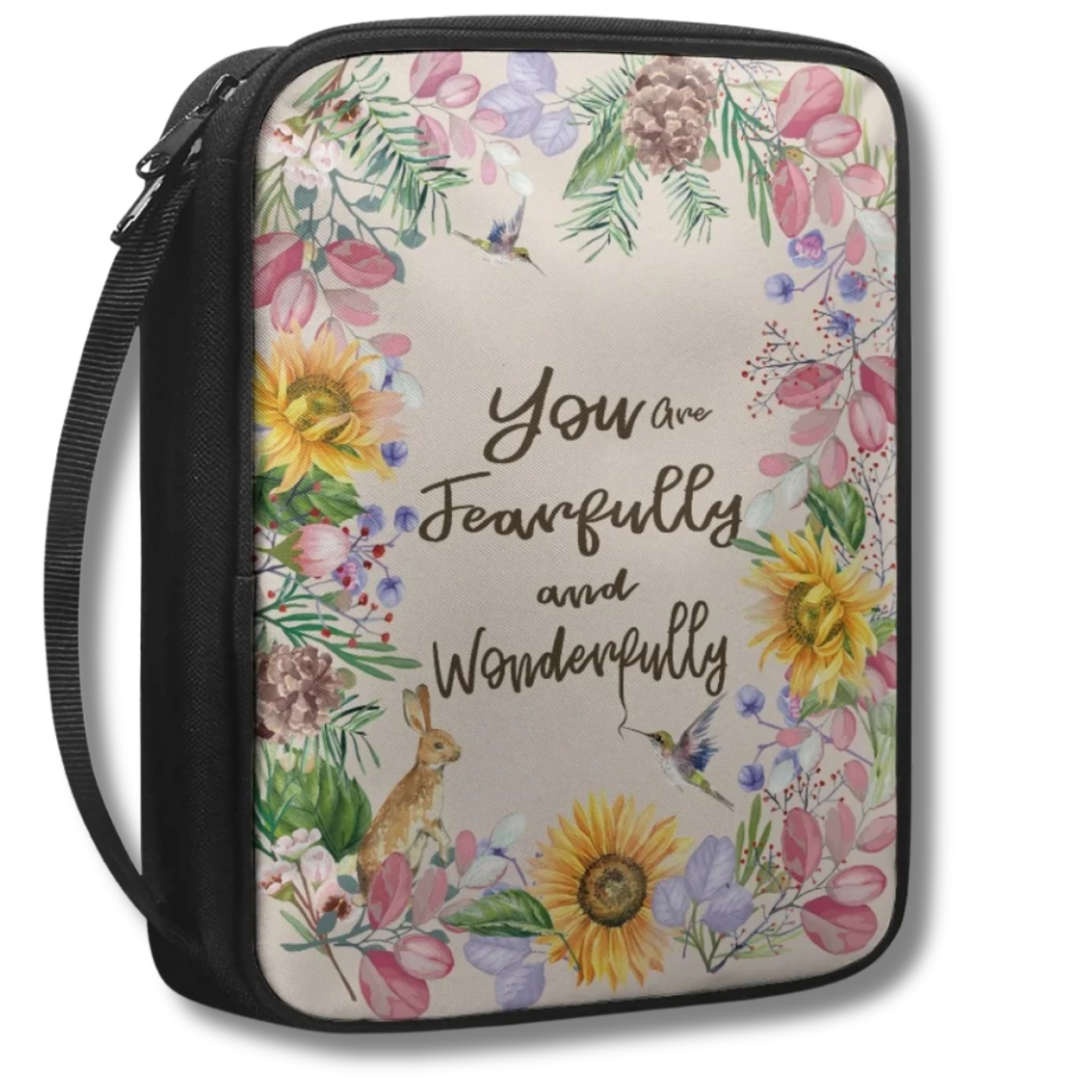 Be Strong and Let Your Heart Take Courage - Bible Carry Bag